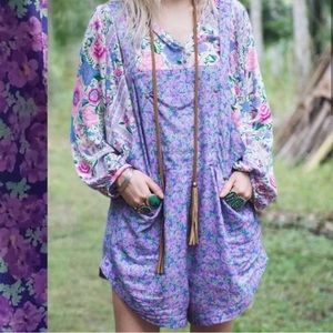 Spell Vintage Wildflower Short Coverall